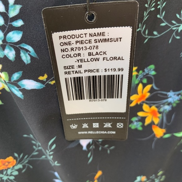 RELLECIGA Women’s One Piece Swimsuit - Picture 7 of 8